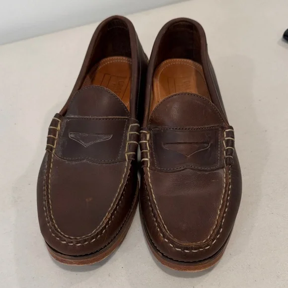 Chromexel Classic Brown Leather Loafers for Men